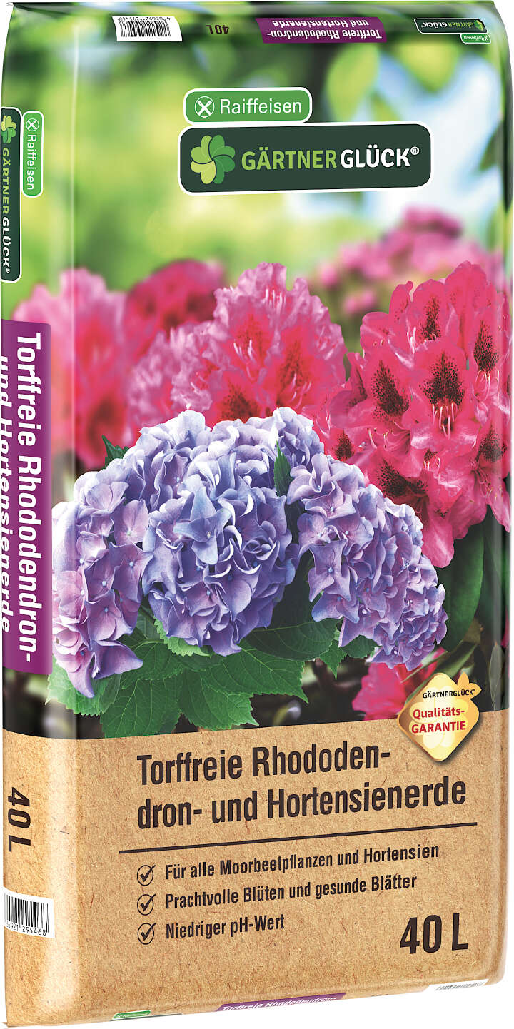 GÄRTNERGLÜCK Torffreie Rhododendron- und Hortensienerde